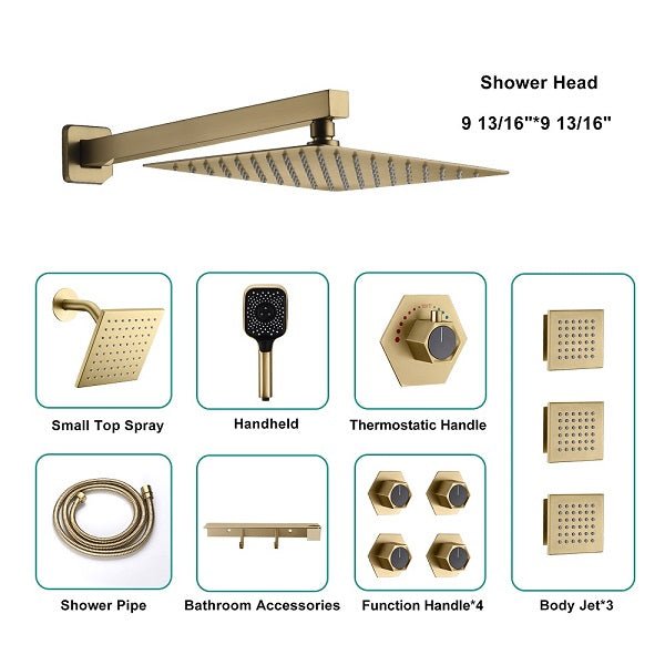Cascada Pompeii 12" Shower System - View 10