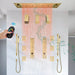 Cascada Portofino 16"x36" LED Music Dual Shower System - Detail View