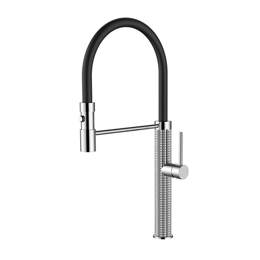 Cascada Pristine Chrome Pull Down Kitchen Faucet with Sprayer