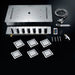 Cascada Ravenna: 15”x32” Bluetooth Shower System with LED Lights, 6 Functions - Close-Up
