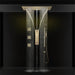 Cascada Riviera 12"x36" LED Bluetooth Shower System - Dimensions
