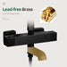 Cascada Rubinetto 10" Matte Black Thermostatic Shower Faucet - View 16