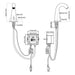 Cascada SensaTap Infrared Touch-Free Faucet Bathroom Sink Faucets - Detail View