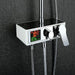 Cascada Serena 8" Digital Shower Faucet Set Chrome Finish - View 13