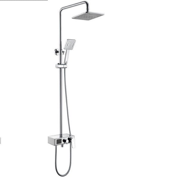 Cascada Serena 8" Digital Shower Faucet Set Chrome Finish