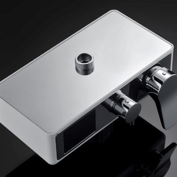 Cascada Serena 8" Digital Shower Faucet Set Chrome Finish - View 12