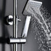 Cascada Serena 8" Digital Shower Faucet Set Chrome Finish - Detail View