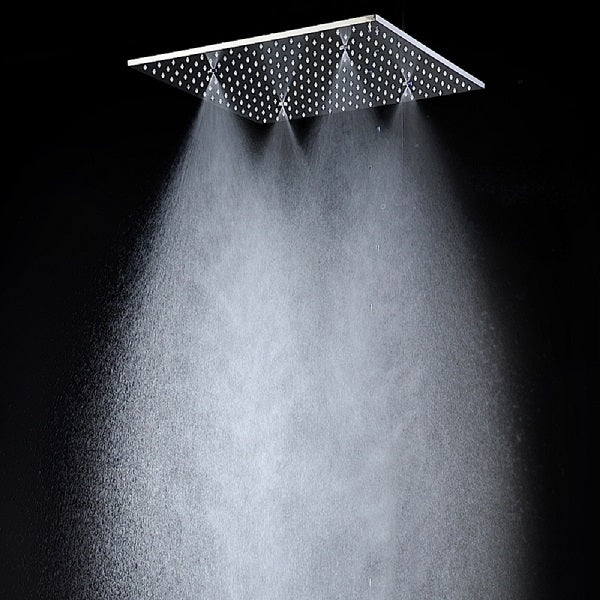 Cascada Shower Head with 2 Mode Functions (Rainfall & Mist) - Dimensions