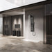 Cascada Showers 47" Matt Black Indoor Shower Panel: Modern Luxury for Your Bathroom - Detail View