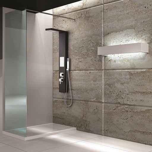 Cascada Showers Bella 47 Inch Indoor Shower Panel: Indulge in Spa-Like Luxury at Home - Side View