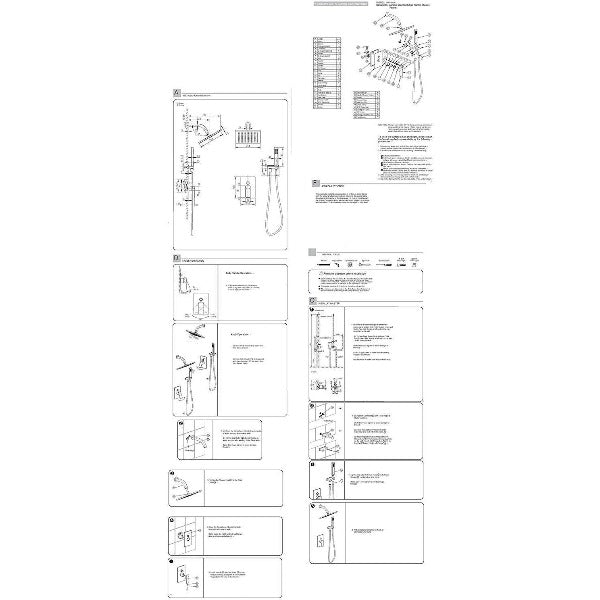Cascada Showers Contemporary Shower System - Installation View
