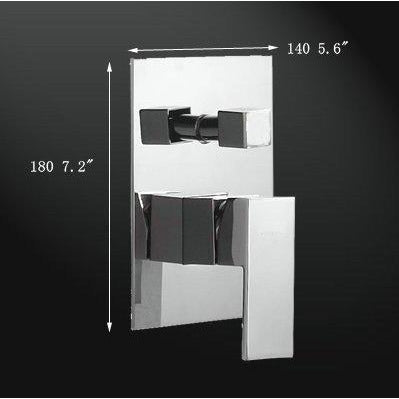 Cascada Showers Contemporary Shower System - Detail View