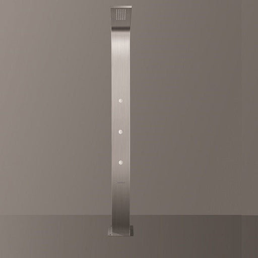 Cascada Showers Giardino 82 Inch Outdoor Shower Panel: Experience Spa-Like Luxury in the Comfort of Your Backyard - Side View
