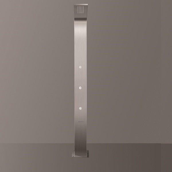 Cascada Showers Giardino 82 Inch Outdoor Shower Panel: Experience Spa-Like Luxury in the Comfort of Your Backyard - Side View