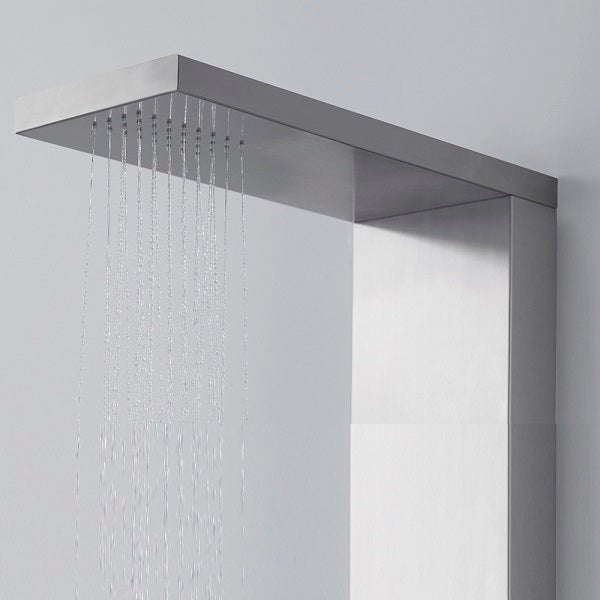 Cascada Showers Riviera 59 Inch All-in-One Shower Panel: Upgrade Your Bathroom with Luxury and Functionality - Side View