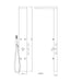 Cascada Showers Riviera 59 Inch All-in-One Shower Panel: Upgrade Your Bathroom with Luxury and Functionality - Close-Up