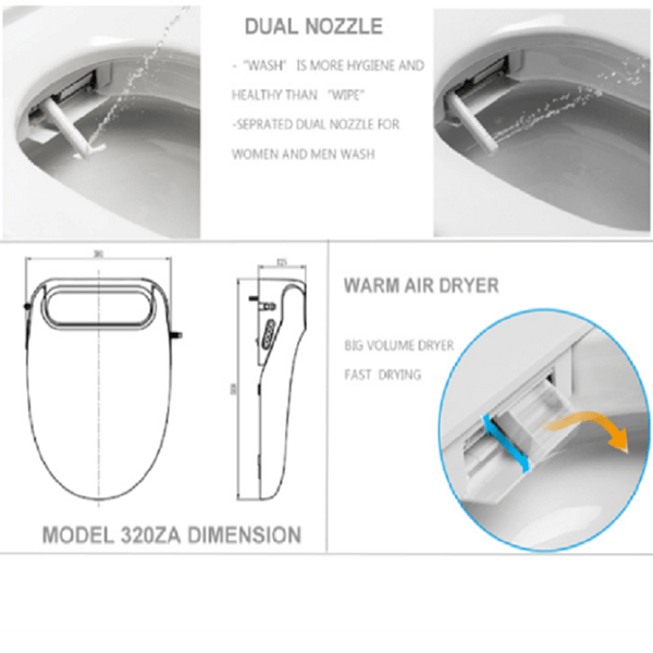 Cascada Showers Smart Bidet Seat: The Smart Way to Clean - Lifestyle View