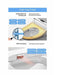 Cascada Showers Smart Bidet Seat with Remote Control - Dimensions