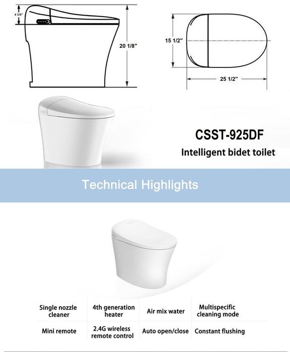Cascada Napoli Smart Toilet: The Best Smart Toilet for Your Home - View 14