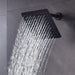 Cascada Sicilian 16"x28" Music LED Waterfall Shower System with Dual Rain Showerheads - Installation View