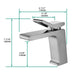 Cascada Single Handle Waterfall Bathroom Sink Faucet - Lifestyle View