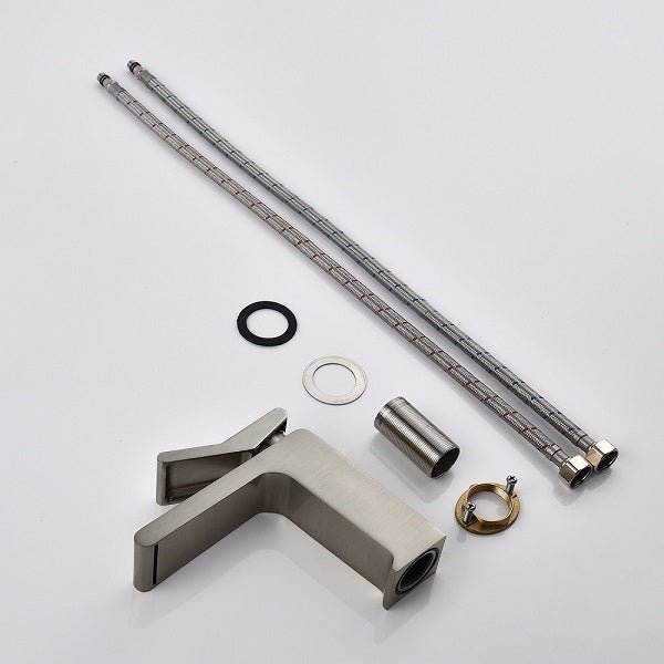Cascada Single Handle Waterfall Bathroom Sink Faucet - Detail View