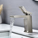 Cascada Single Handle Waterfall Bathroom Sink Faucet