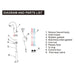 Cascada SmartFlow Automatic Faucet with Temperature Control (Hot & Cold) Bathroom Sink Faucets - Close-Up