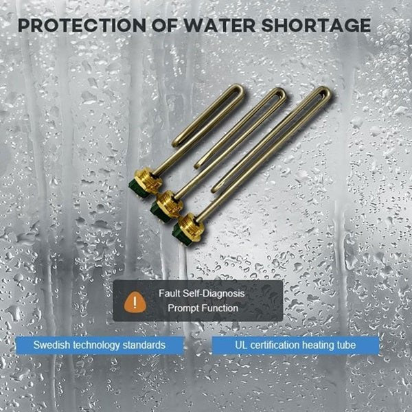 Cascada Stainless Steel Shower Steam Generator With Digital Controller: Transform Your Bathroom into a Spa - Dimensions