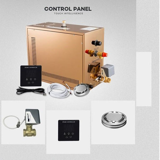 Cascada Stainless Steel Shower Steam Generator With Digital Controller: Transform Your Bathroom into a Spa - Side View