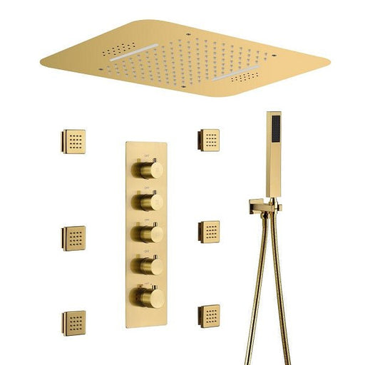 Cascada Stella 15”x23” LED Shower System