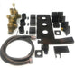 Cascada Tuscany 40" Luxury Bathroom Shower Set with LED Rainfall Head, Thermostatic Control, and 6 Massage Jets - View 12