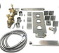 Cascada Tuscany 40" Luxury Bathroom Shower Set with LED Rainfall Head, Thermostatic Control, and 6 Massage Jets - View 11