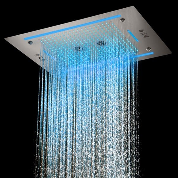 Cascada Venice 23"x31" Brushed Nickel Bluetooth LED Shower System - View 14