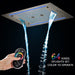 Cascada Venice 23"x31" Brushed Nickel Music LED Showerhead Shower Head - Features