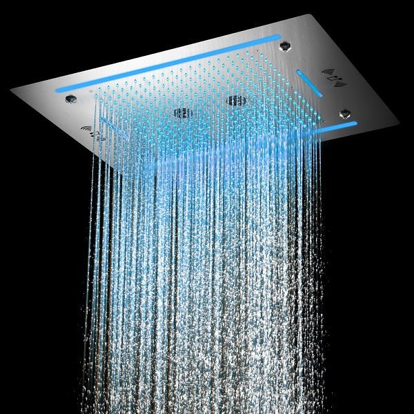 Cascada Venice 23"x31" LED Music Shower Head - Dimensions