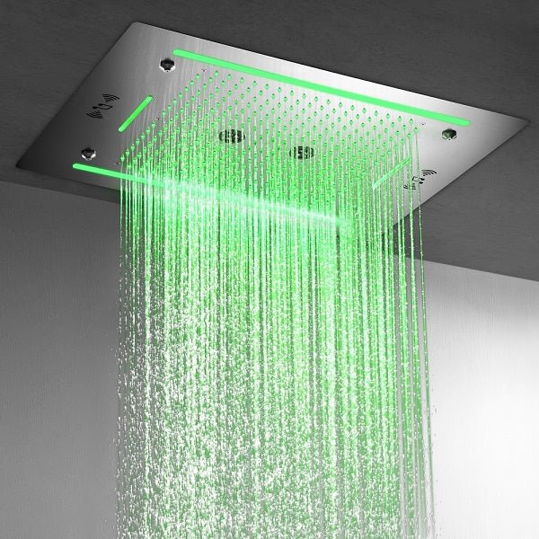 Cascada Venice 23"x31" LED Music Shower Head - View 10