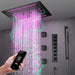 Cascada Venice 23"x31" Music LED Shower System - View 16