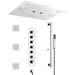 Cascada Venice 23"x31" Music LED Shower System - View 12