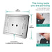 Cascada Venice 23"x31" Music LED Shower System - Installation View