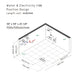 Cascada Venice Luxury Freestanding Acrylic Whirlpool Bathtub Spa LED Air Jets - View 14