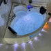 Cascada Venice Luxury Freestanding Acrylic Whirlpool Bathtub Spa LED Air Jets