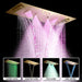 Cascada Verona 16"x36" Brushed Gold Music LED Shower System - Side View
