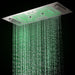 Cascada Verona 16"x36" Brushed Nickel Music LED Shower System - View 15