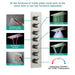 Cascada Verona 16"x36" Brushed Nickel Music LED Shower System - Detail View