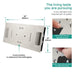 Cascada Verona 16"x36" Brushed Nickel Music LED Shower System - Features