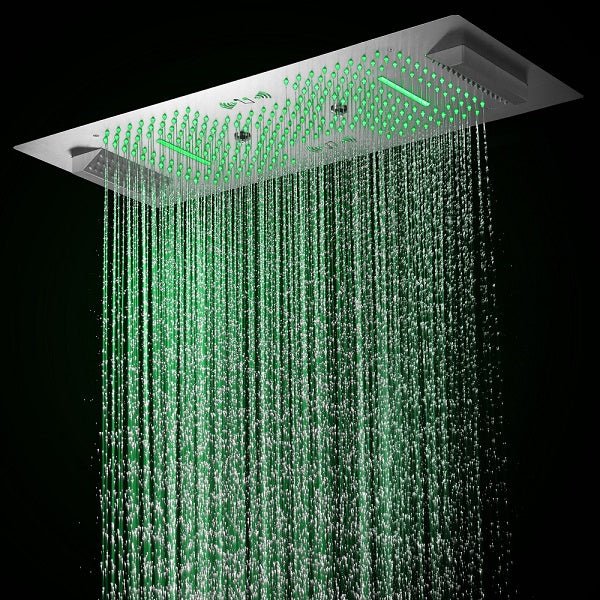 Cascada Verona 16"x36" LED Music Shower Head - View 11