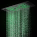 Cascada Verona 16"x36" Matte Black Music LED Digital Shower System - View 15