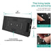 Cascada Verona 16"x36" Matte Black Music LED Digital Shower System - Features