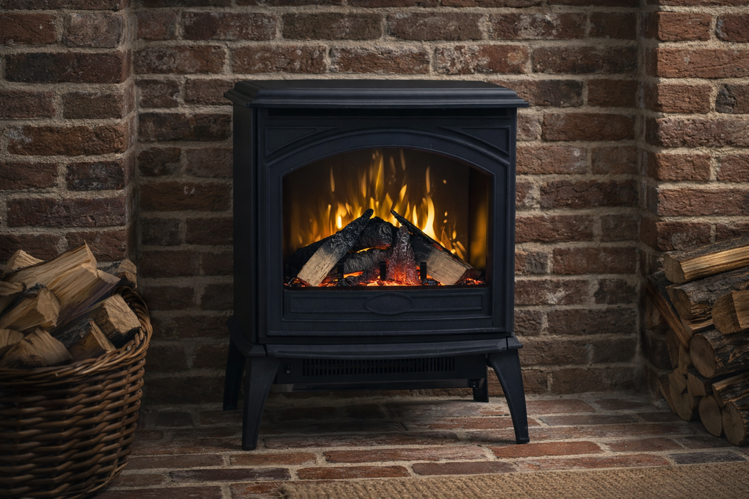 Electric Fireplace E50-HO - back view